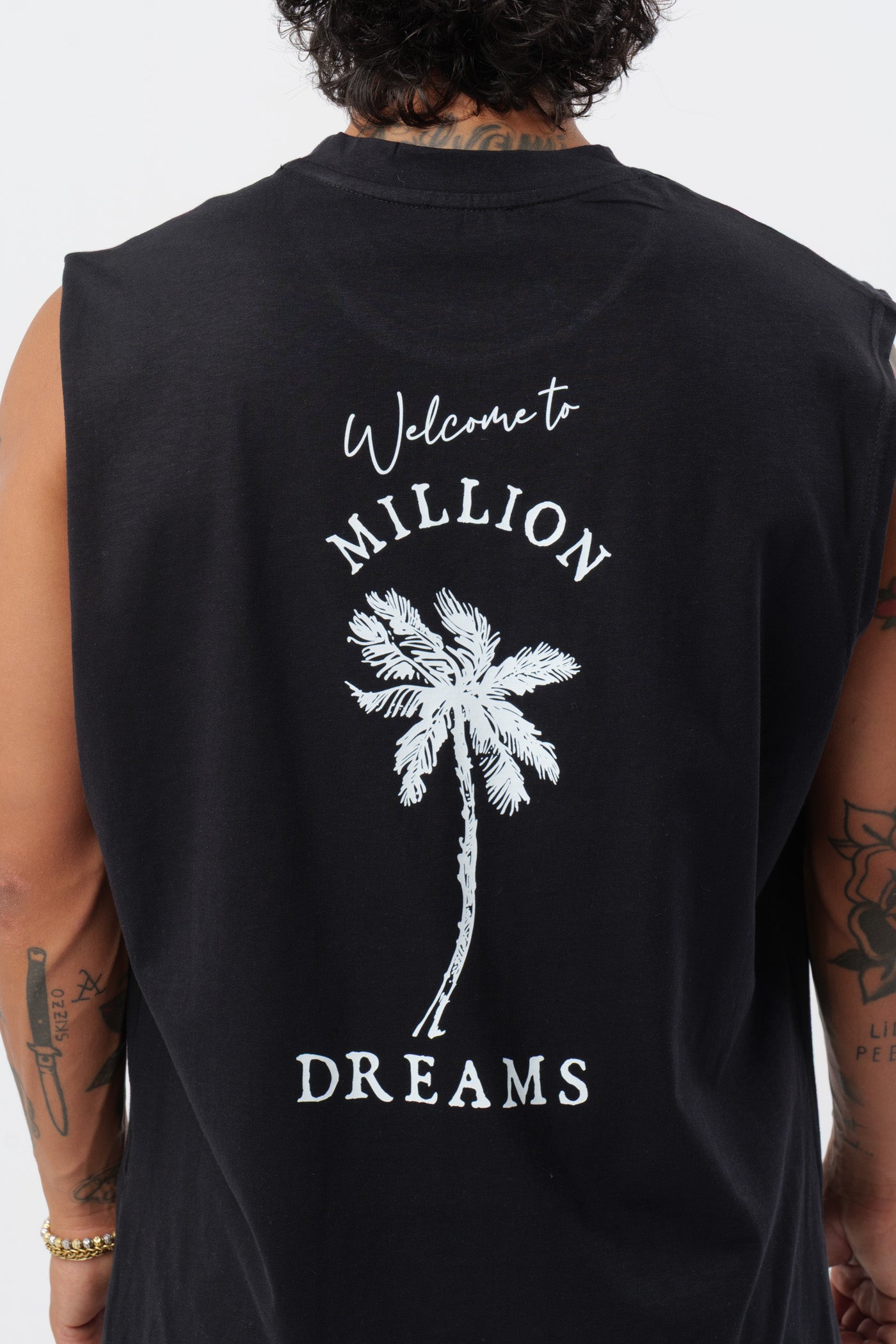 Camiseta de tirantes Dreams Negra