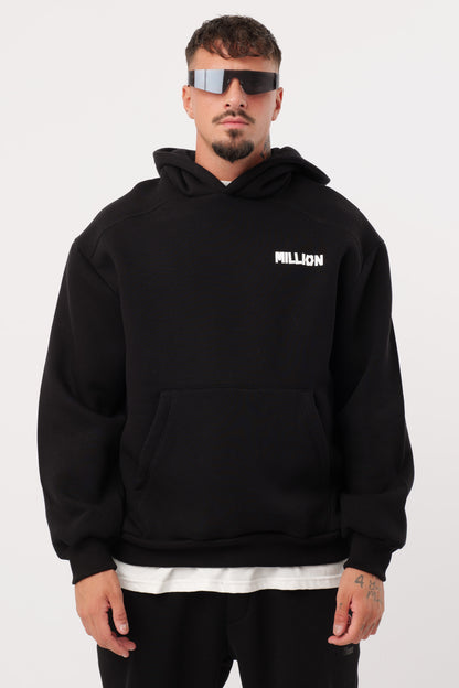 Sudadera Blanca Lonely Negra