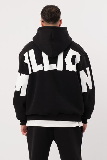 Sudadera Blanca Lonely Negra