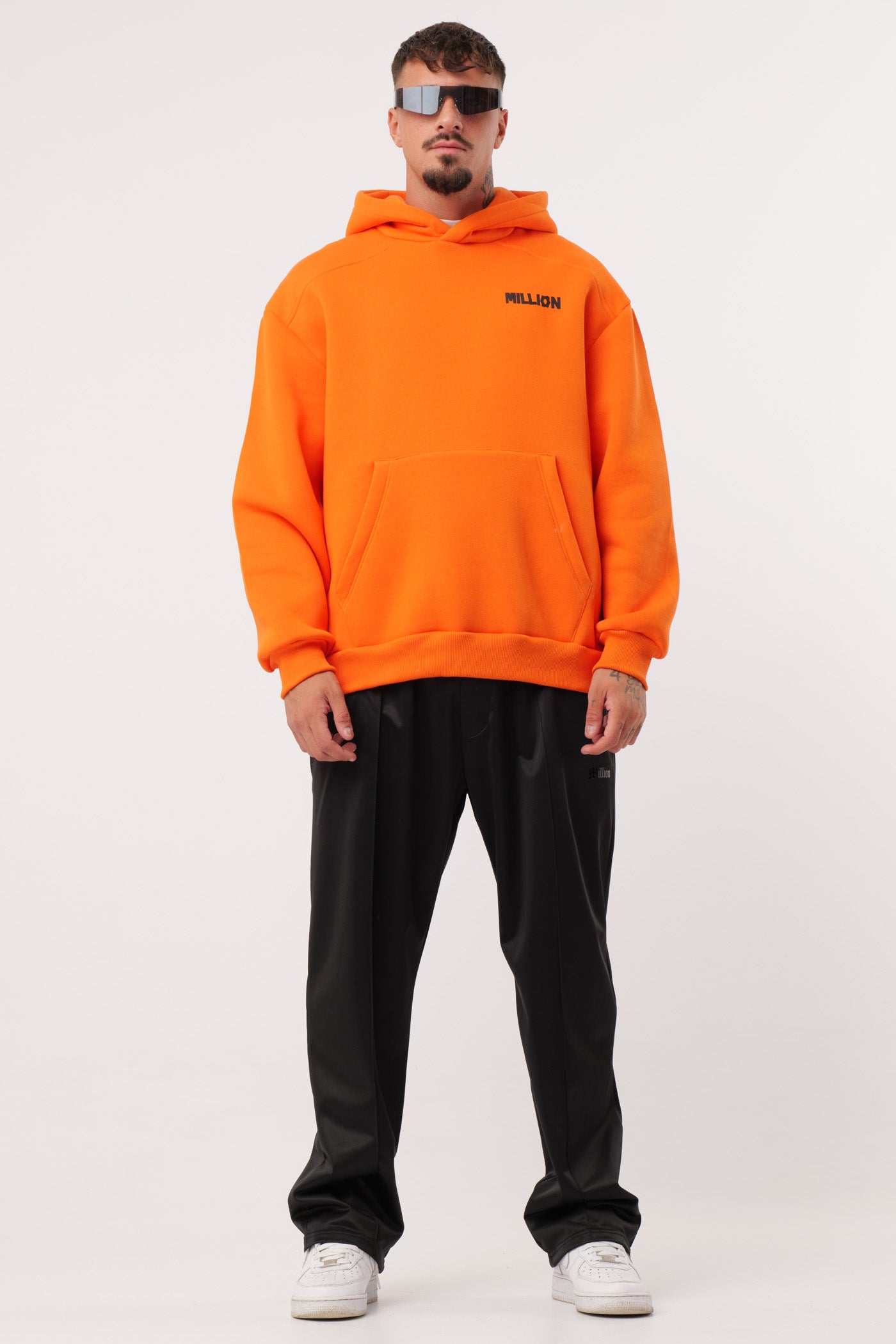 Sudadera con Capucha Lonely Naranja