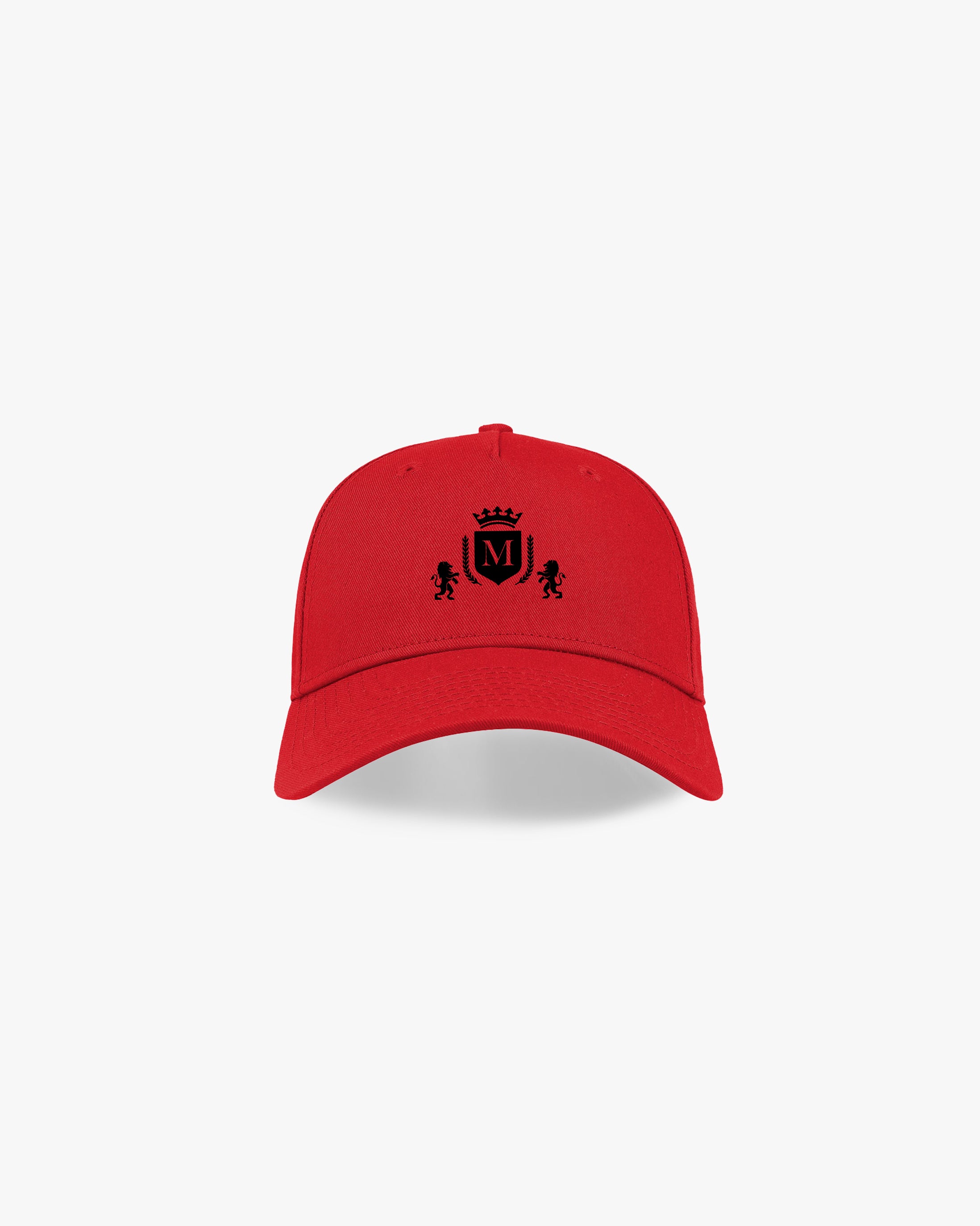 Gorra Roja con Logo Negro