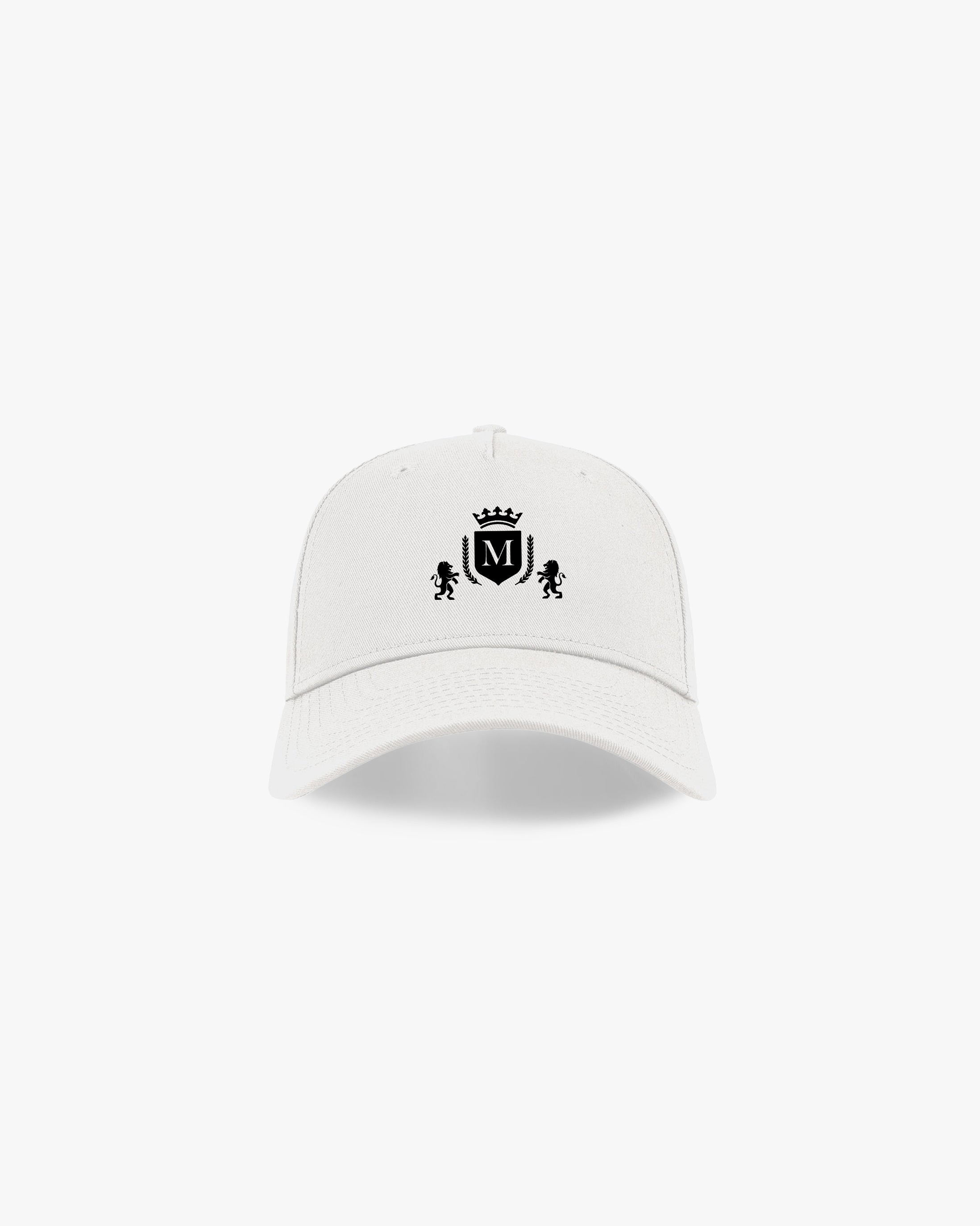 Gorra Blanca con Logo Negro