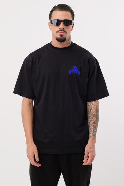 Camiseta Logo Negra Royal